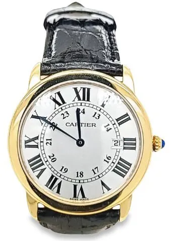 Cartier Ronde Solo de Cartier W6700455 36mm Yellow gold Silver