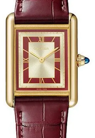 Cartier Tank WGTA0059 5mm Yellow gold White