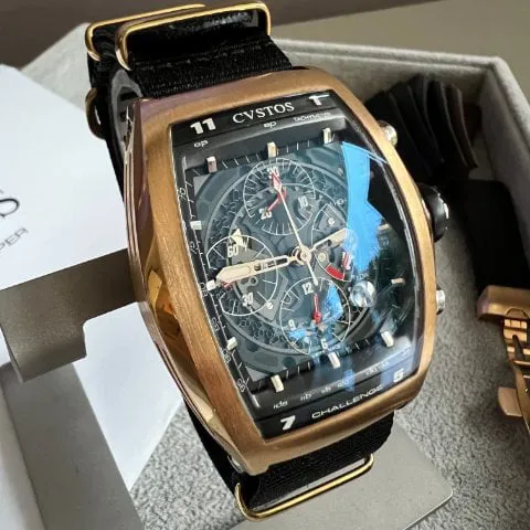 Cvstos Challenge CC-RGR 41mm Rose gold Black