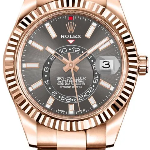 Rolex Sky-Dweller 326935 42mm Rose gold Rhodium