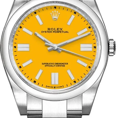 Rolex Oyster Perpetual 41 124300 41mm Stainless steel Yellow