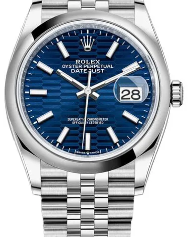 Rolex Datejust 36 126200 36mm Stainless steel Blue