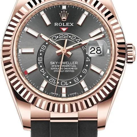 Rolex Sky-Dweller 326235 42mm Rose gold Rhodium