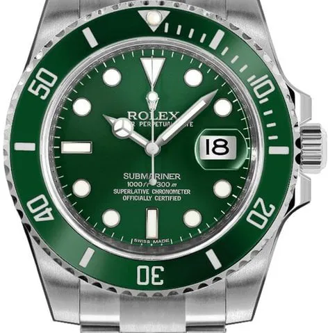 Rolex Submariner 116610LV 40mm Steel Green