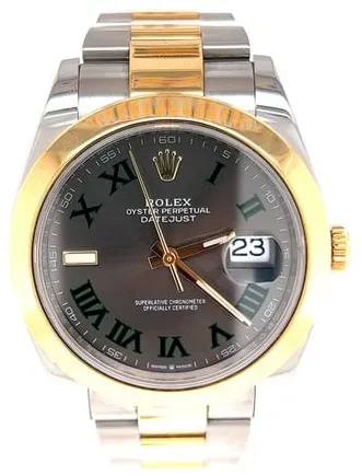 Rolex Datejust 41 126303 41mm Yellow gold Grey