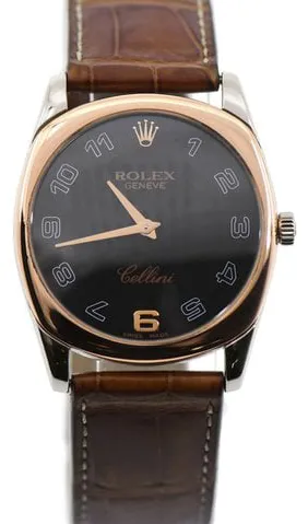 Rolex Cellini Danaos 4233 White gold Black