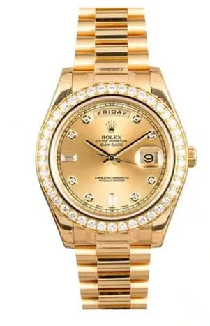 Rolex Day-Date II 218348 41mm Yellow gold Gold