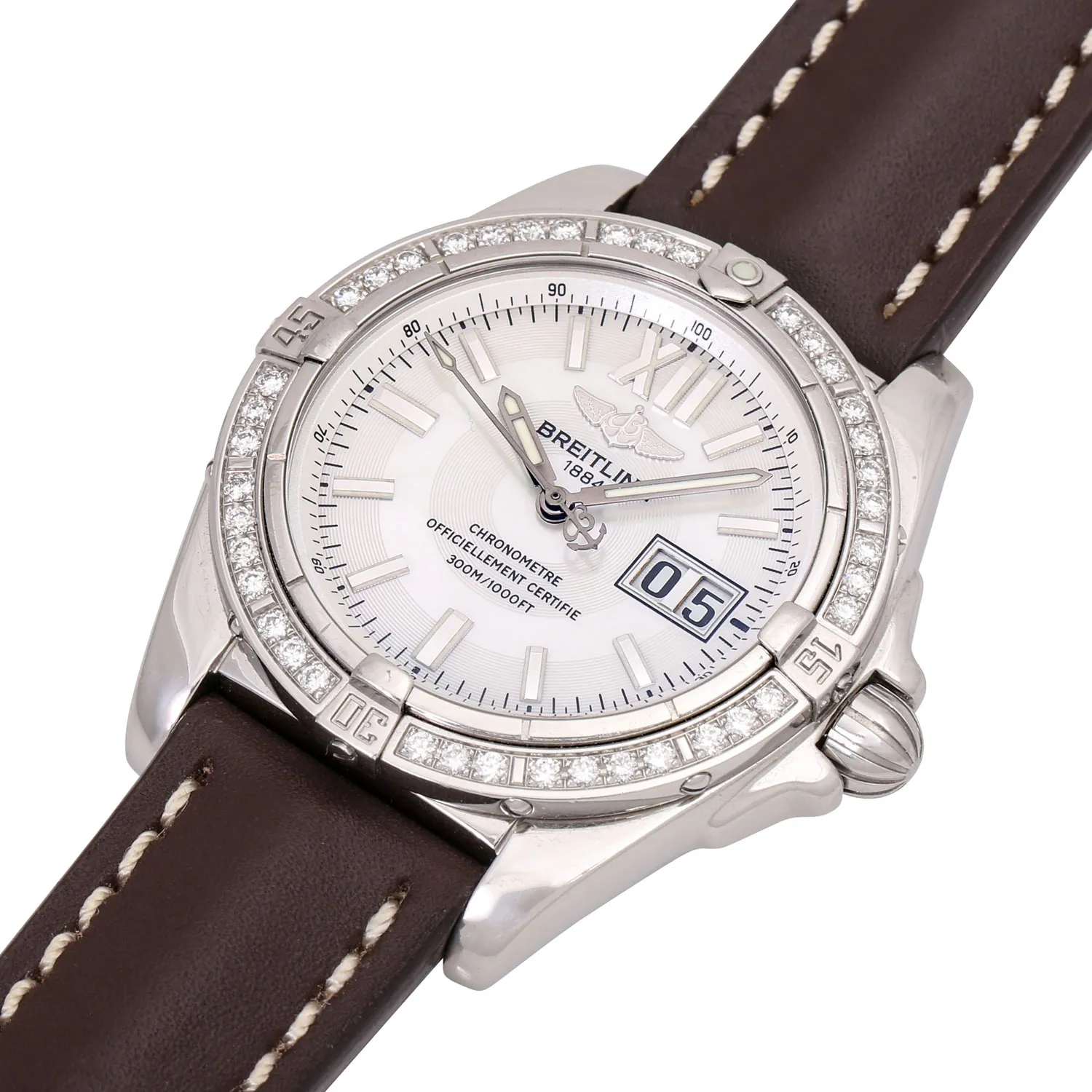 Breitling Galactic A49350 41mm Stainless steel Mother-of-pearl 4