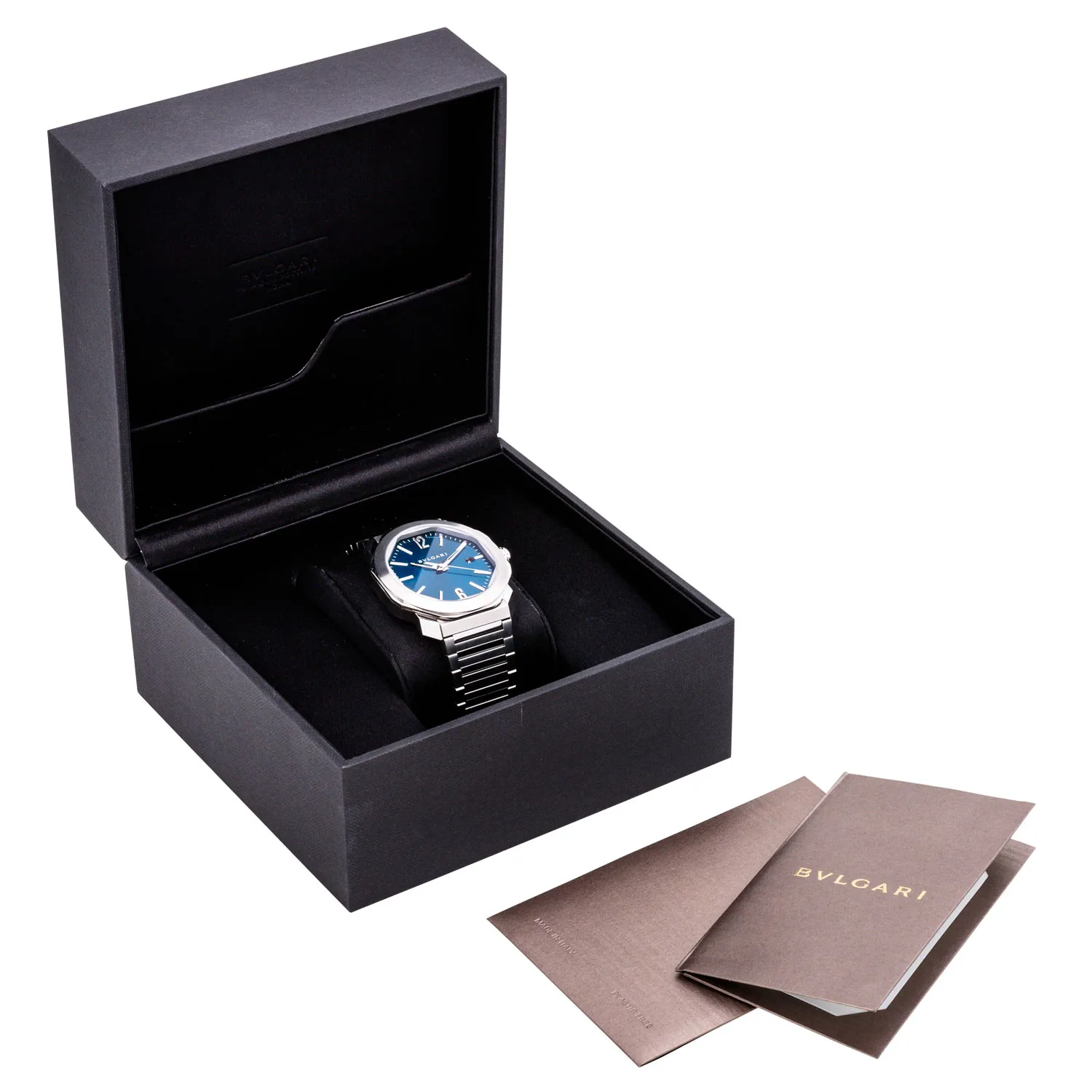 Bulgari Octo 102856 41mm Stainless steel Blue 7