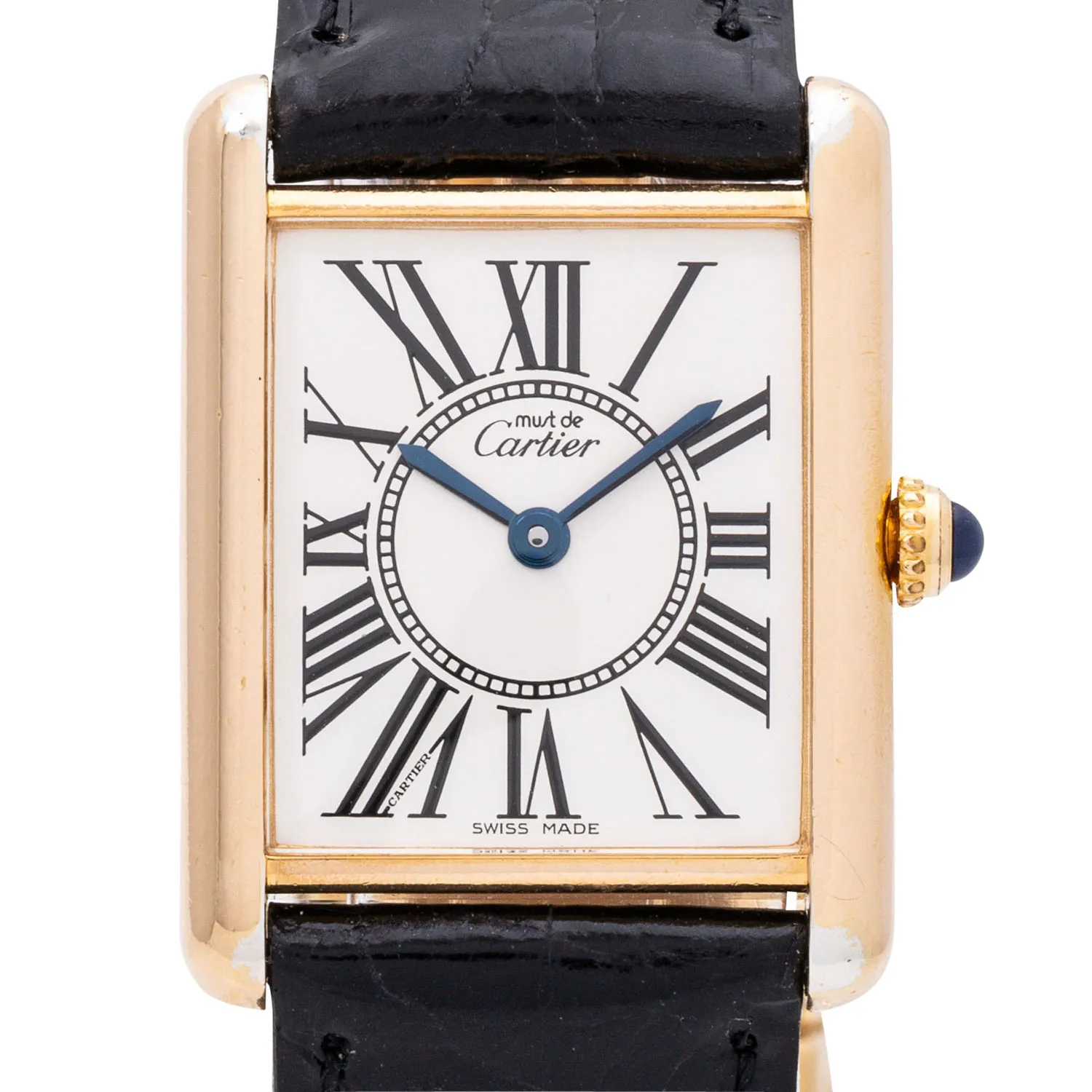 Cartier Tank 1615 23.5mm Silver and Gold-plated Silver