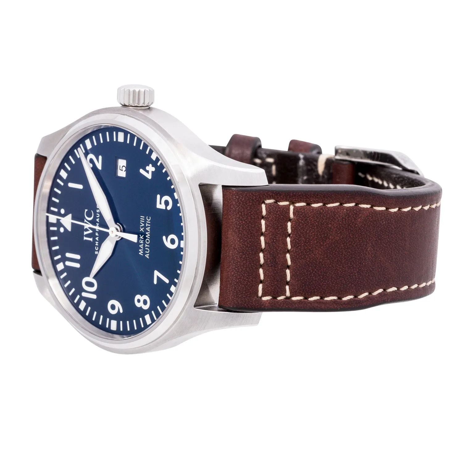 IWC Pilot Mark IW327010 40mm Stainless steel Blue 5