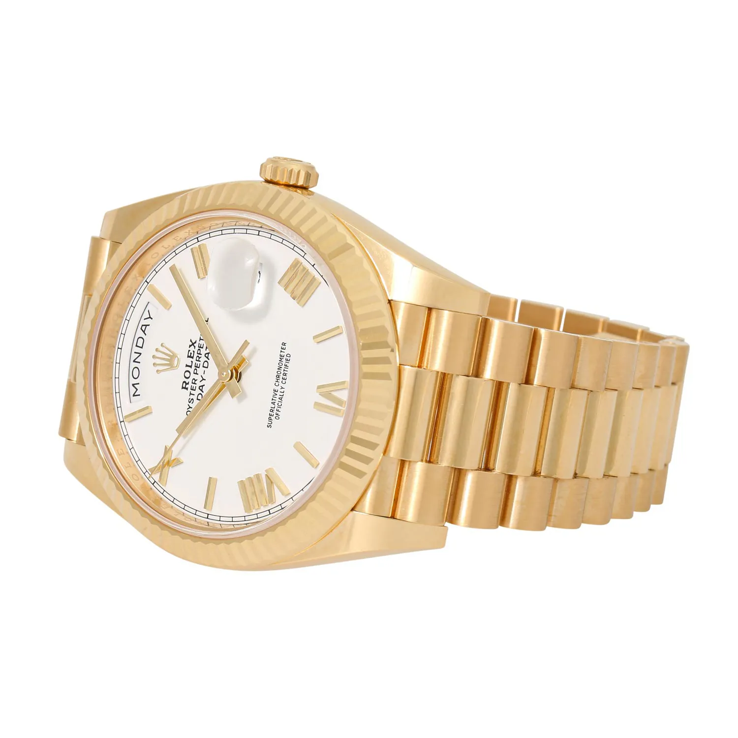 Rolex Day-Date 40 228238-0042 40mm 18k yellow gold White 5