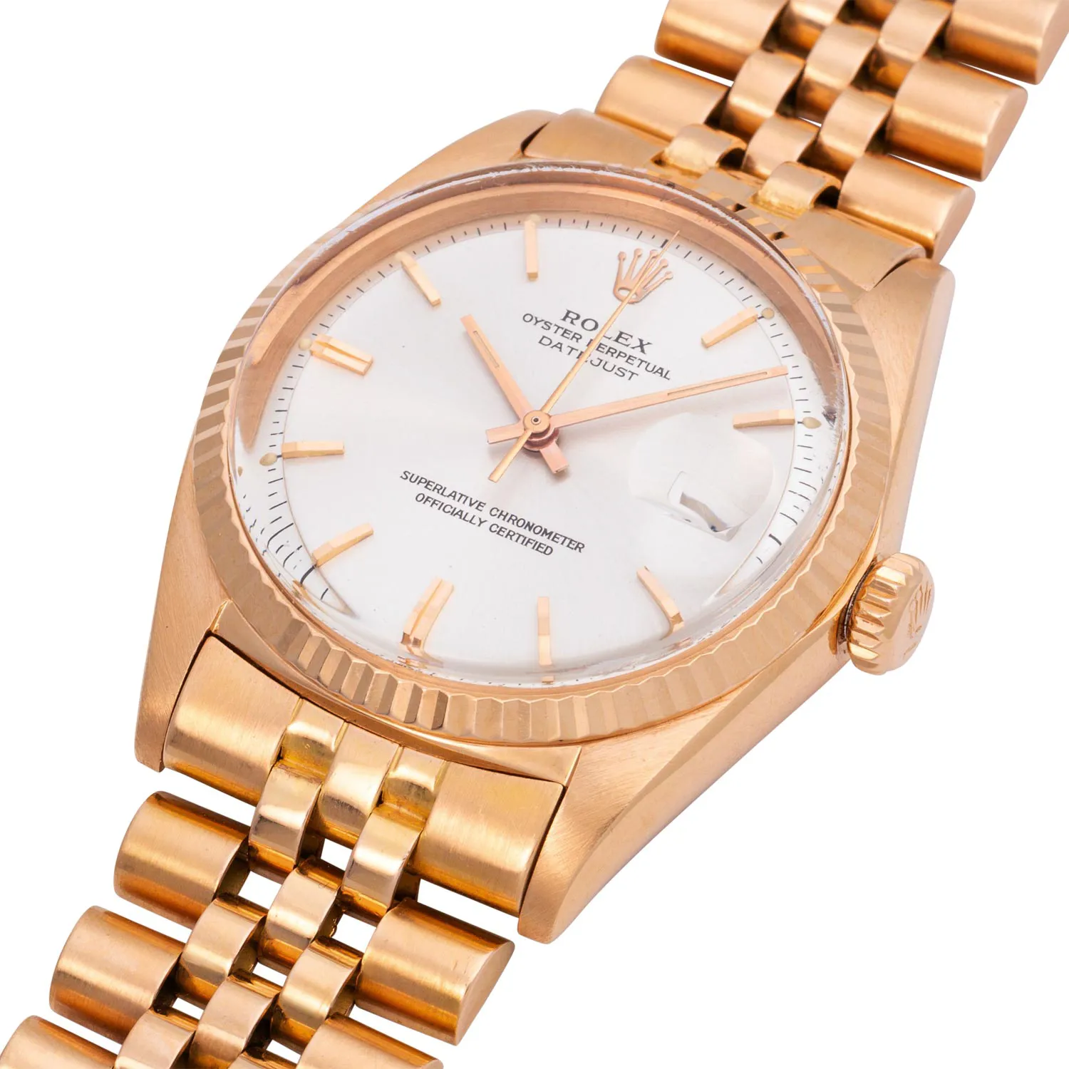 Rolex Datejust 36 1601 36mm Rose gold Silver 6