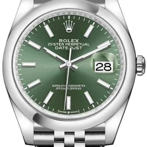 Rolex Datejust 36 126200 36mm Stainless steel Green