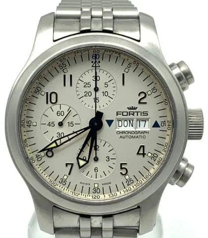 Fortis B-42 Flieger 635.10.12 42mm Stainless steel White