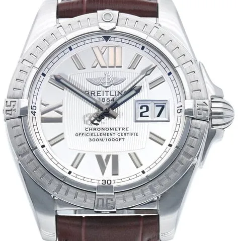 Breitling Galactic A49350 41mm Stainless steel Champagne