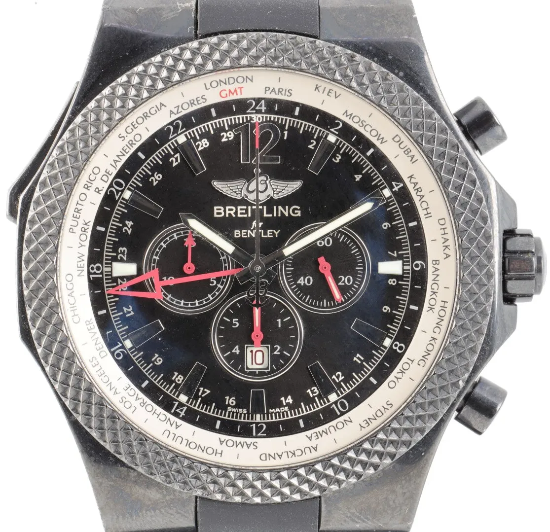 Breitling Bentley M47362 49mm Stainless steel Black