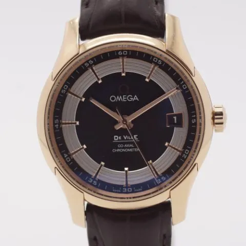 Omega De Ville Hour Vision 431.63.41.21.13.001 41mm Rose gold Brown