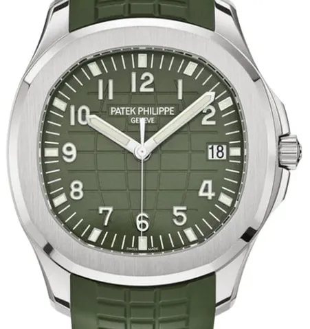 Patek Philippe Aquanaut 5168G-010 42mm White gold Green