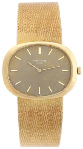 Patek Philippe Ellipse 3583 34mm 18k yellow gold Champagne