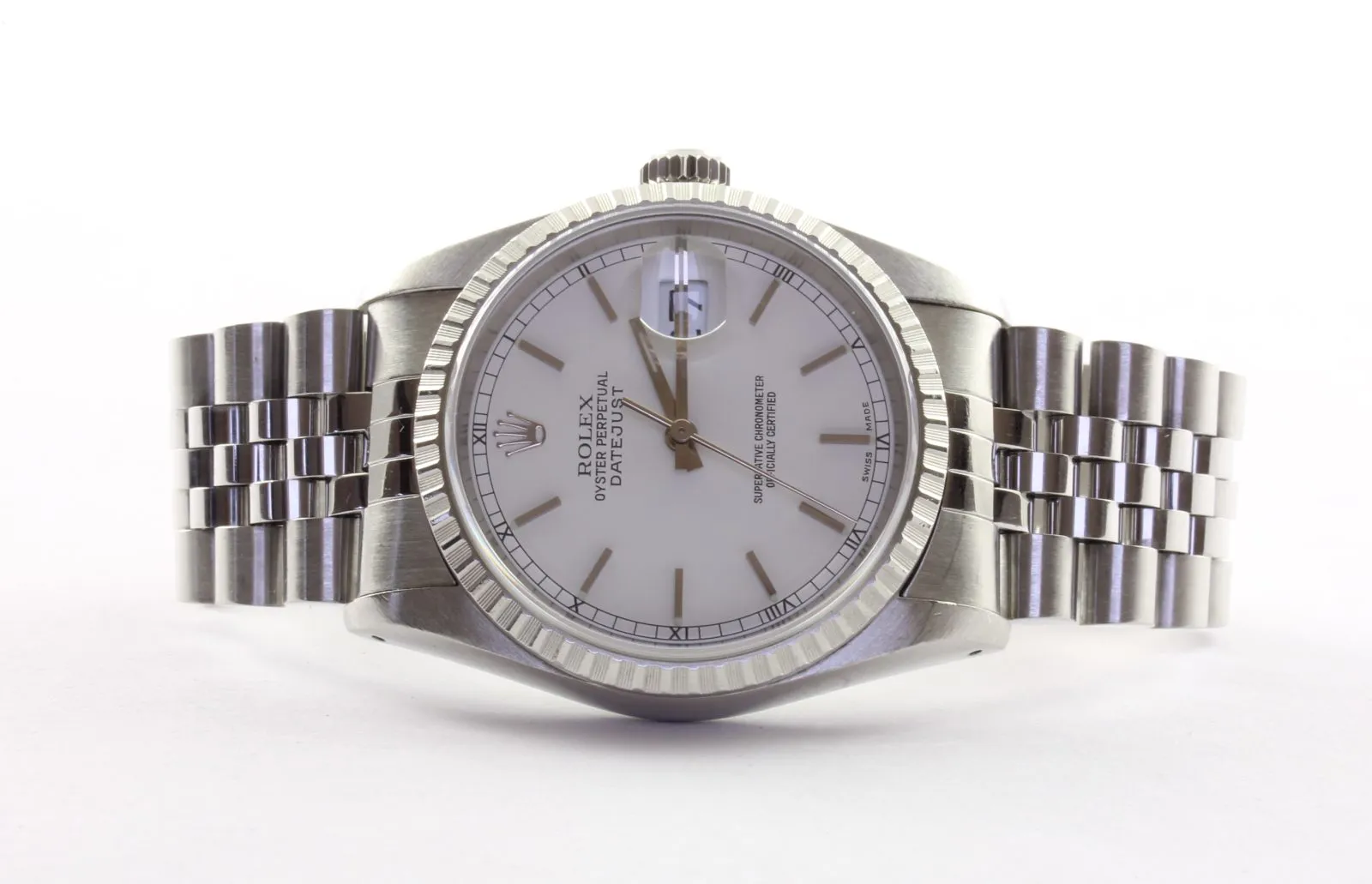 Rolex Datejust 36 16220 36mm Stainless steel White 1