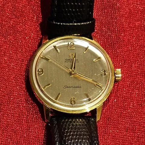 Omega Seamaster 165.001 34mm Yellow gold Silver