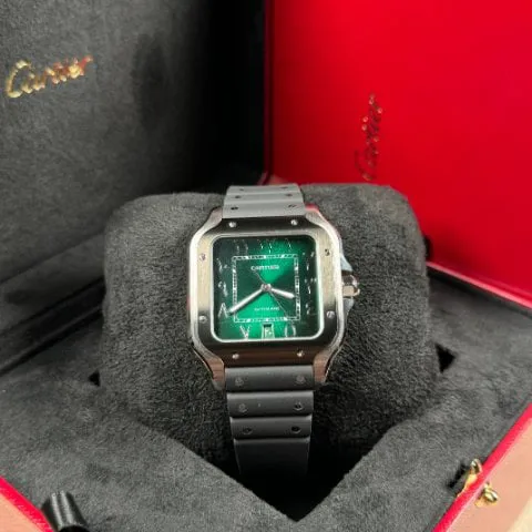 Cartier Santos WSSA0055 40mm Stainless steel Green