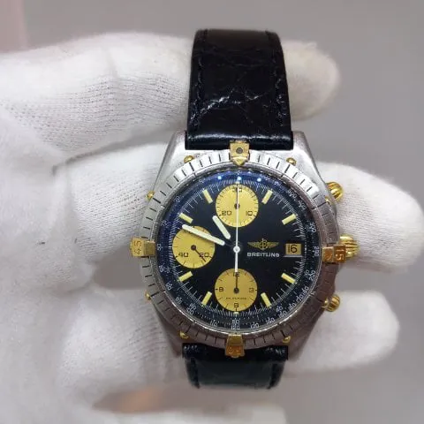 Breitling Chronomat 81950 39mm Gold/steel Black