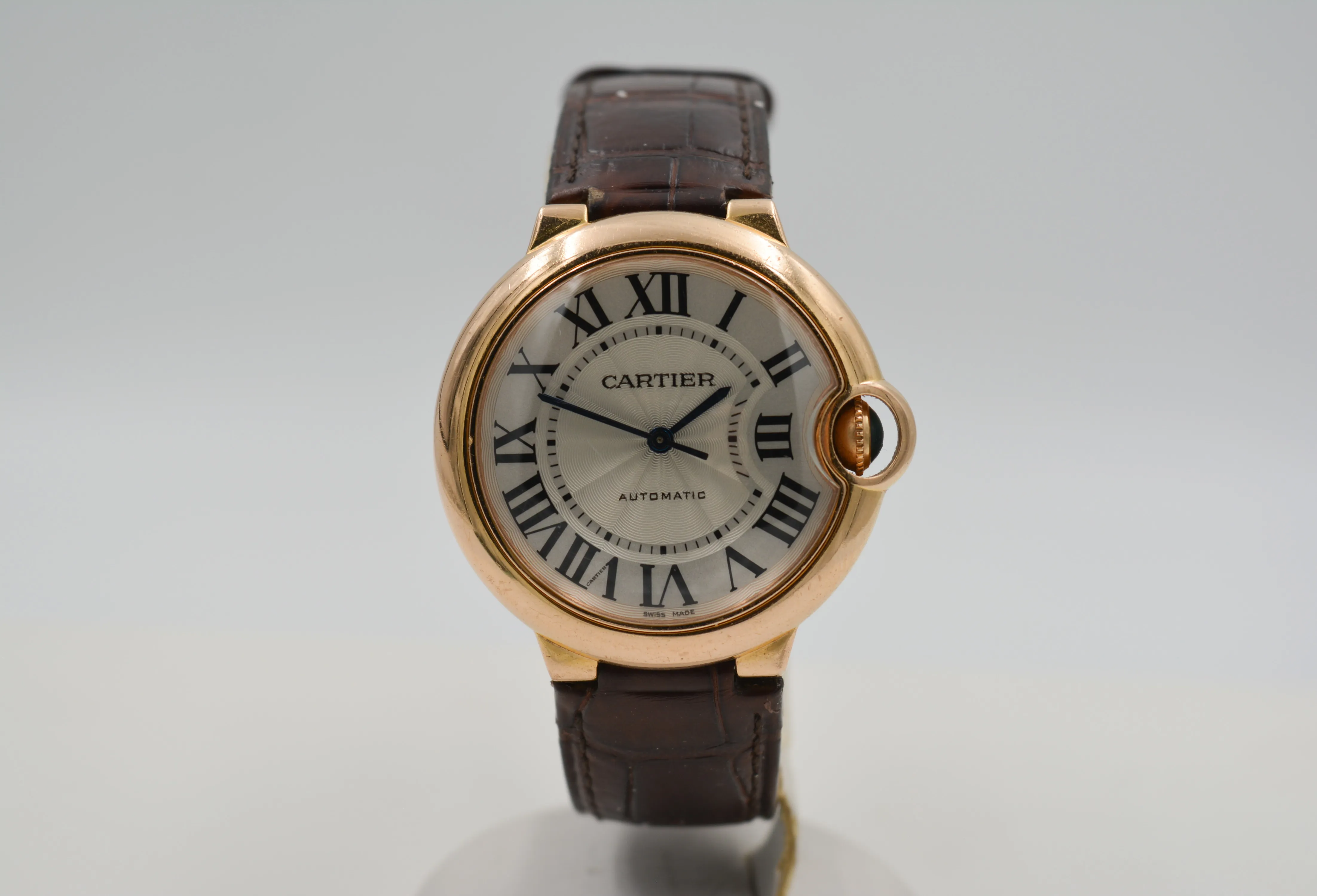 Cartier Ballon Bleu 3003 36mm Yellow gold Guilloché