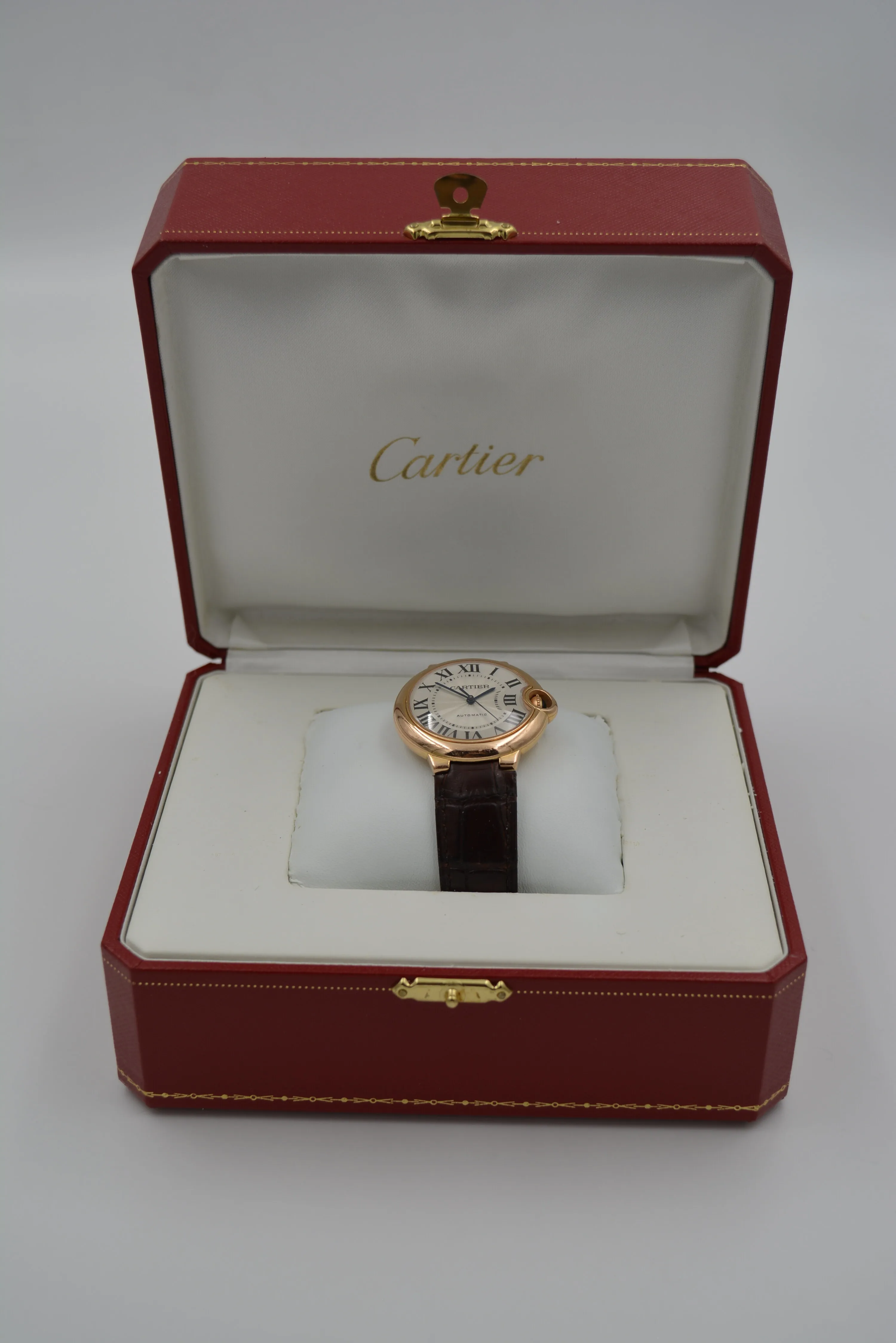 Cartier Ballon Bleu 3003 36mm Yellow gold Guilloché 6