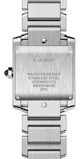 Cartier Tank W4TA0021 32mm Stainless steel Blue 1