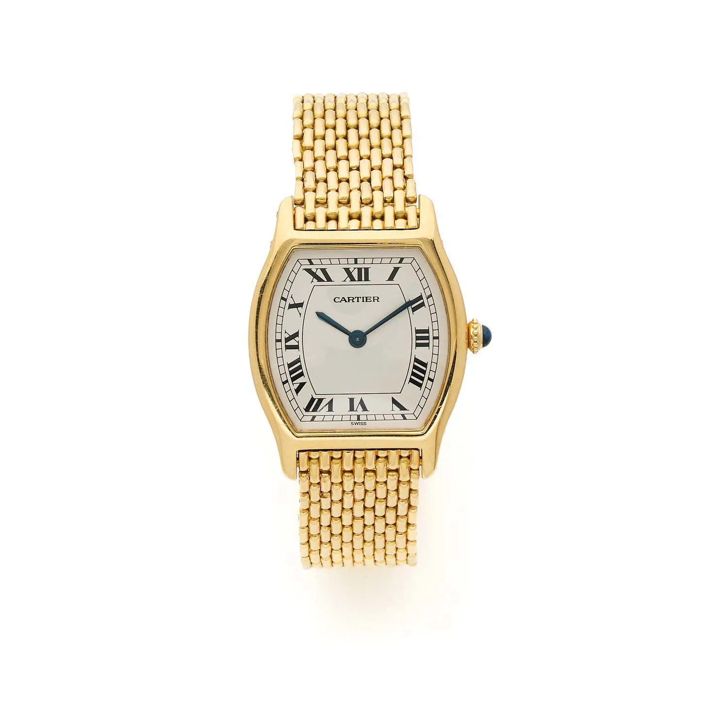 Cartier Tortue 26mm Yellow gold White