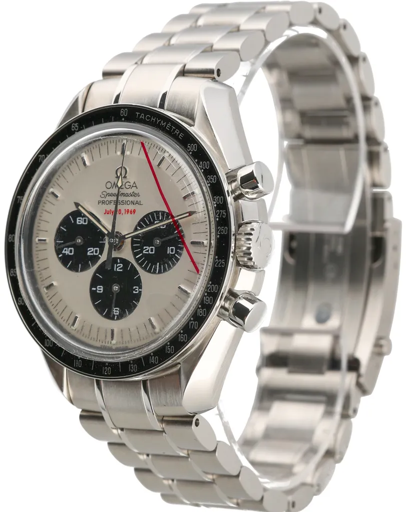 Omega Speedmaster 3569.31.00 42mm Steel White Baton 1