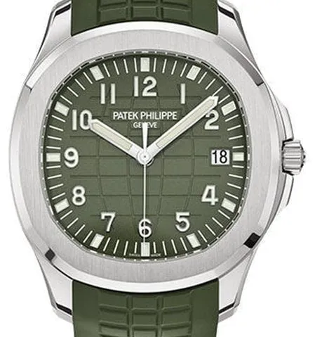 Patek Philippe Aquanaut 5168G-010 2mm White gold Green