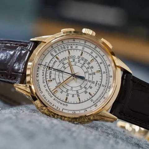 Patek Philippe Multi-Scale Chronograph 5975R-001 40mm Rose gold Silver