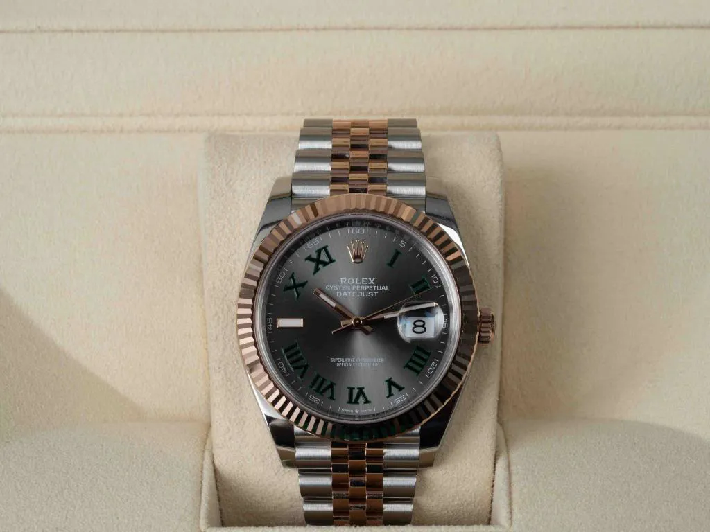 Rolex Datejust 41 126331 41mm Rose gold Gray 4