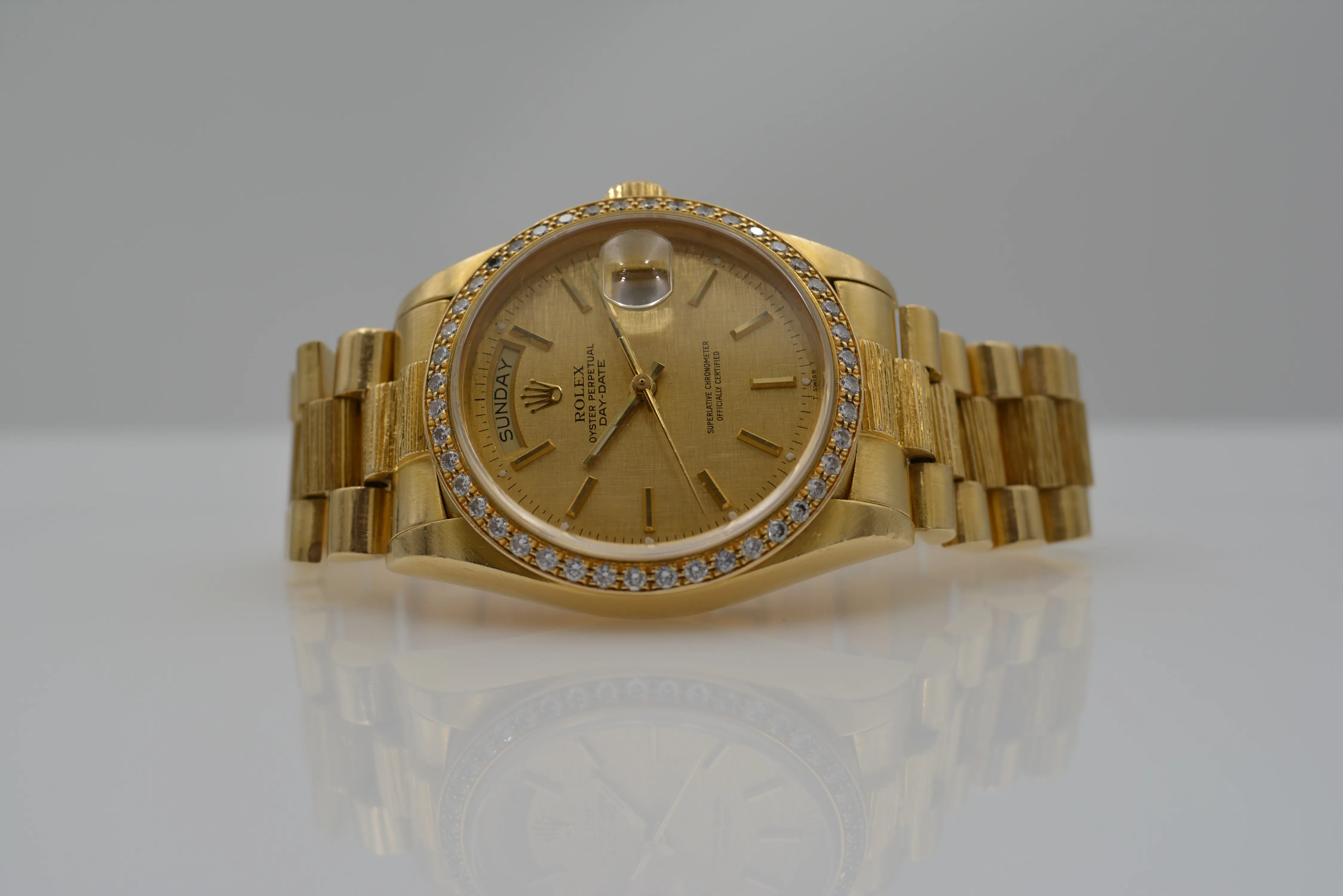 Rolex Day-Date 36 18078 Yellow gold Champagne 3