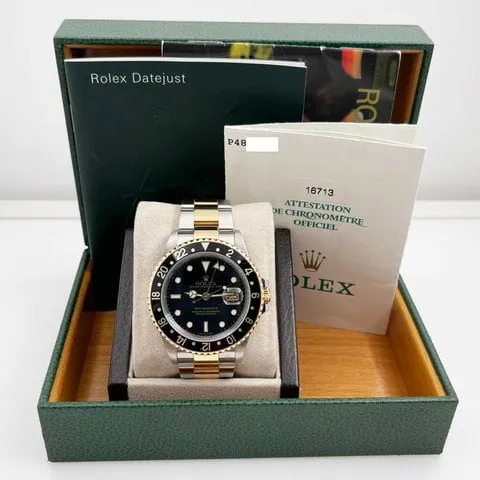 Rolex GMT-Master II 16713 40mm Stainless steel Black