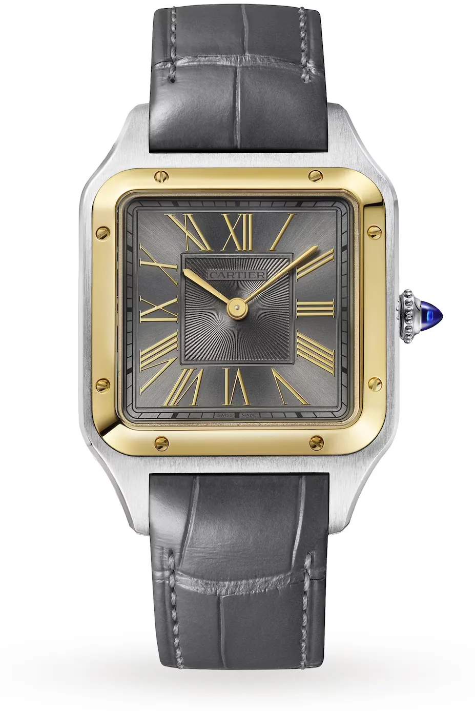 Cartier Santos W2SA0028 43.5mm Stainless steel Gray