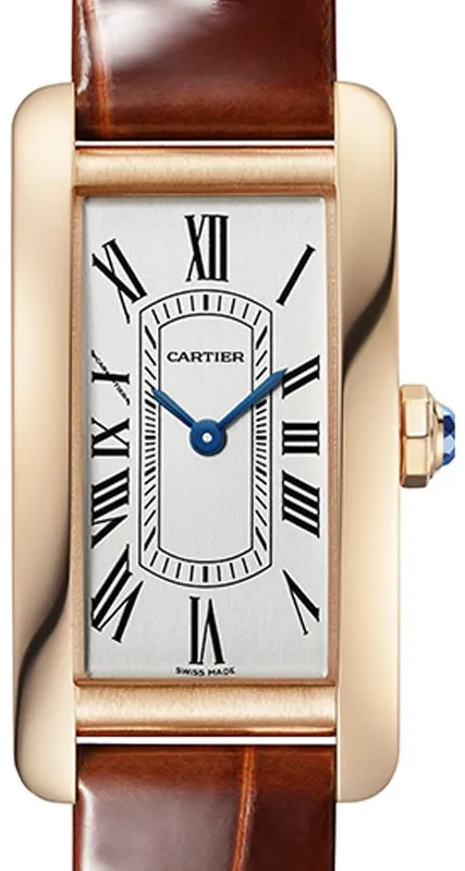 Cartier Tank WGTA0133 35.5mm Rose gold and 18k rose gold Silver