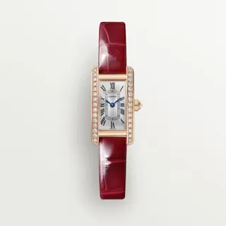 Cartier Tank Américaine WJTA0042 Rose gold Silver