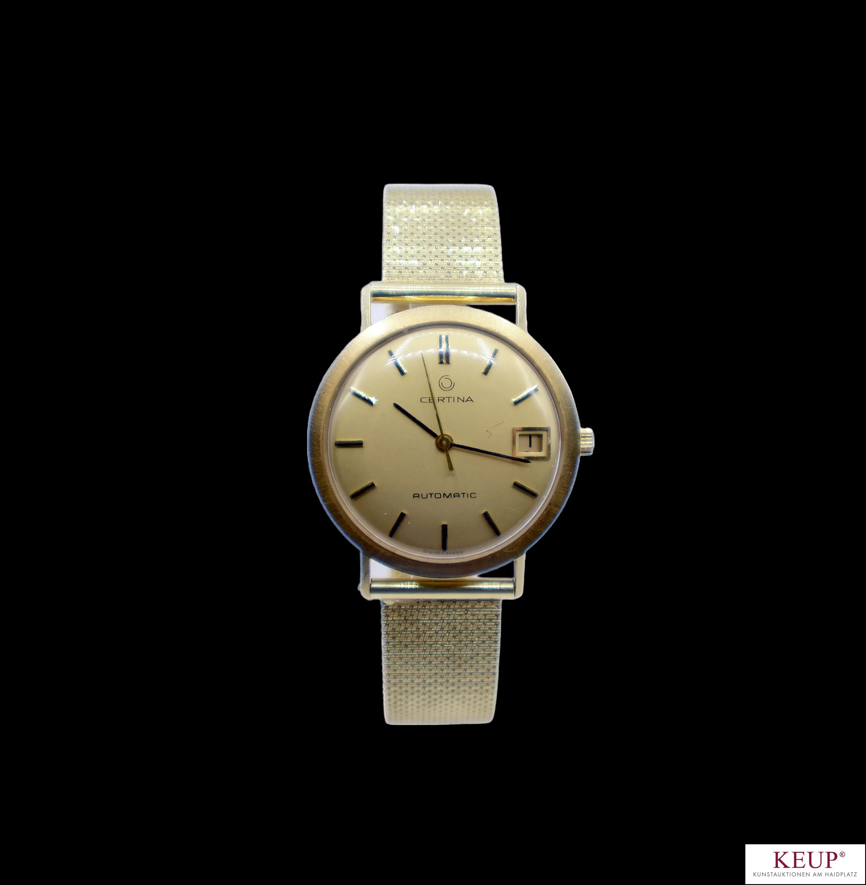 Certina nullmm Gold-plated Champagne