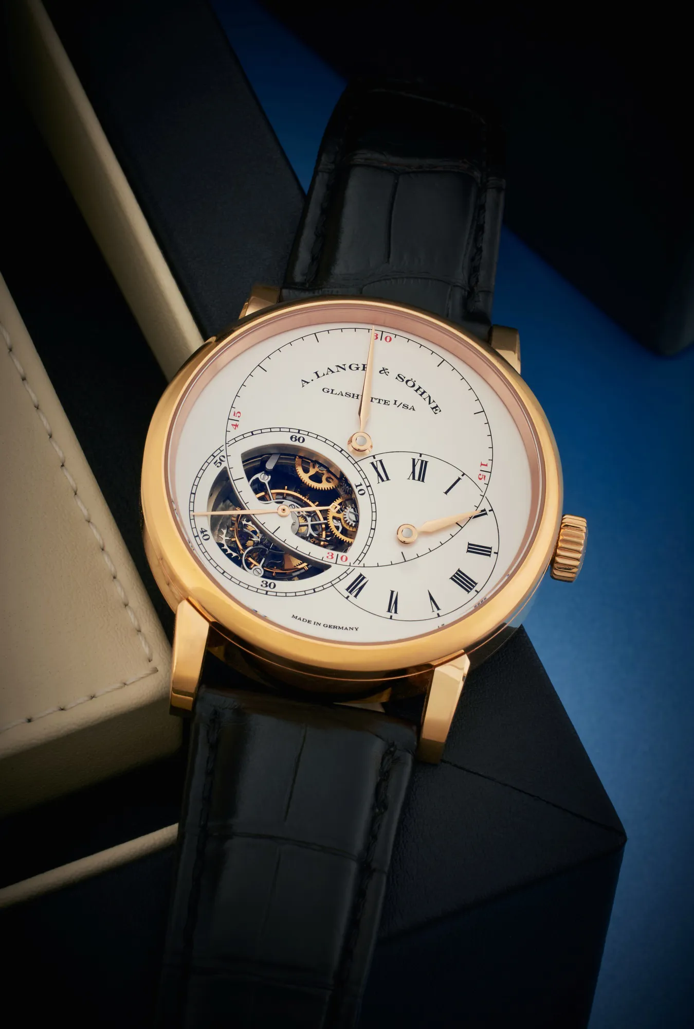 A. Lange & Söhne Richard Lange 760.032F 42mm Rose gold Silver 1