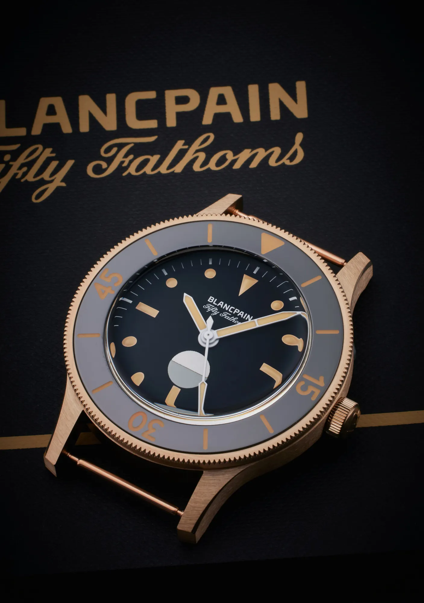 Blancpain Fifty Fathoms 5901-5630 41mm Rose gold Black 1