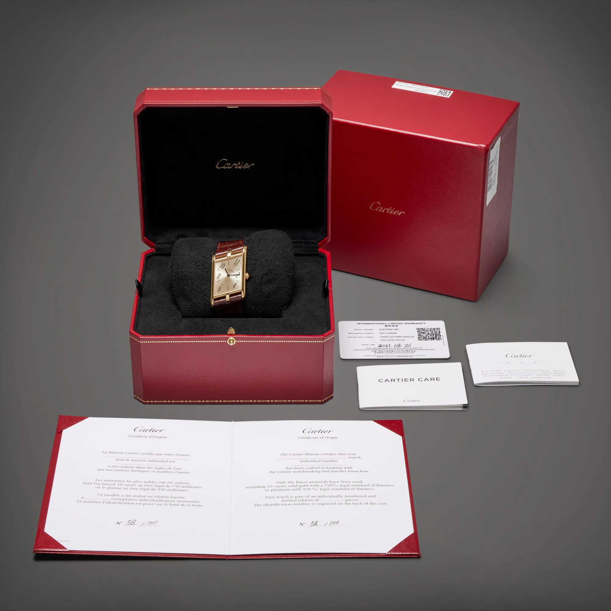 Cartier Cartier Privé WGTA0044 47mm Yellow gold Champagne 6