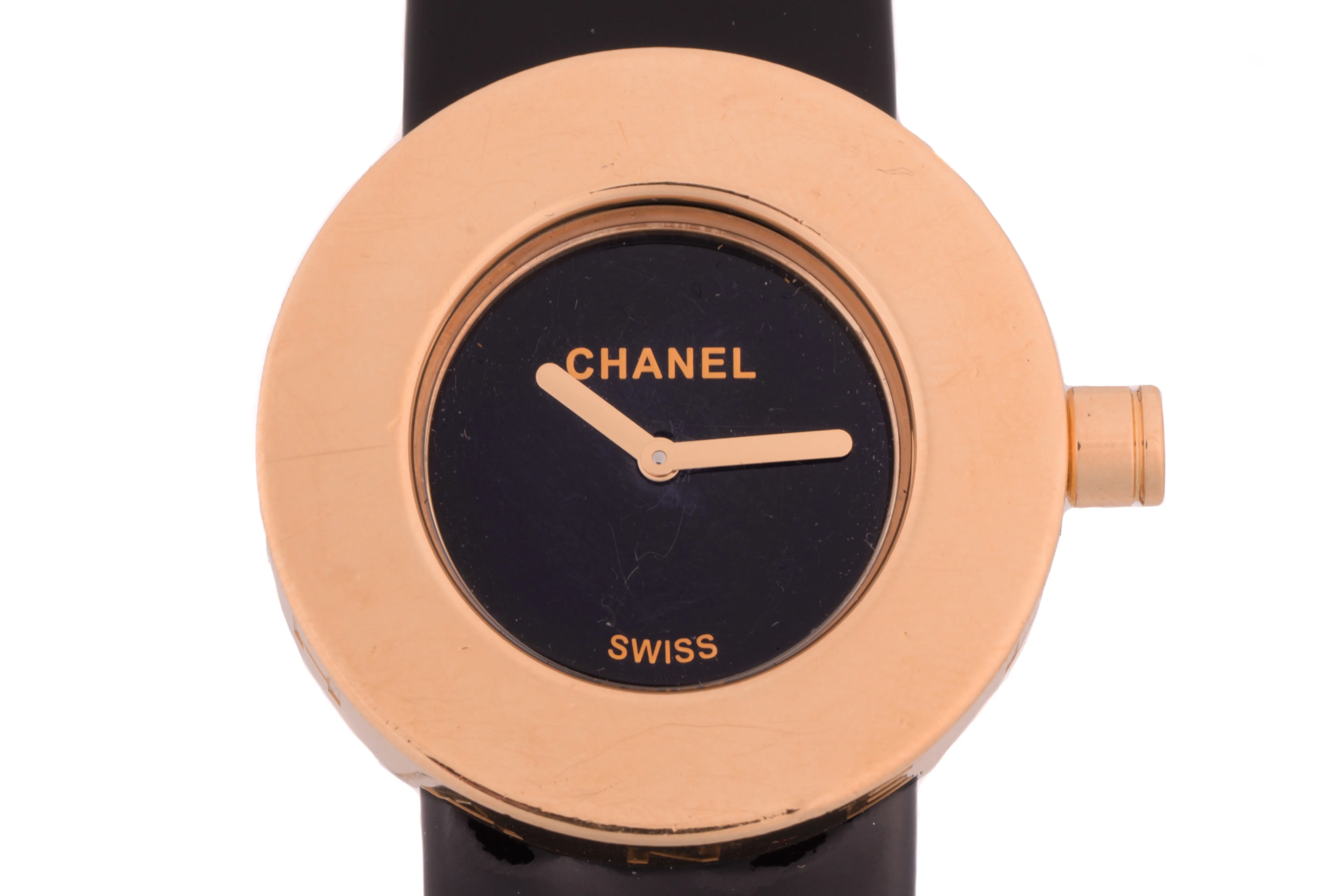 Chanel La Ronde M0583 29.5mm Yellow gold Black 1