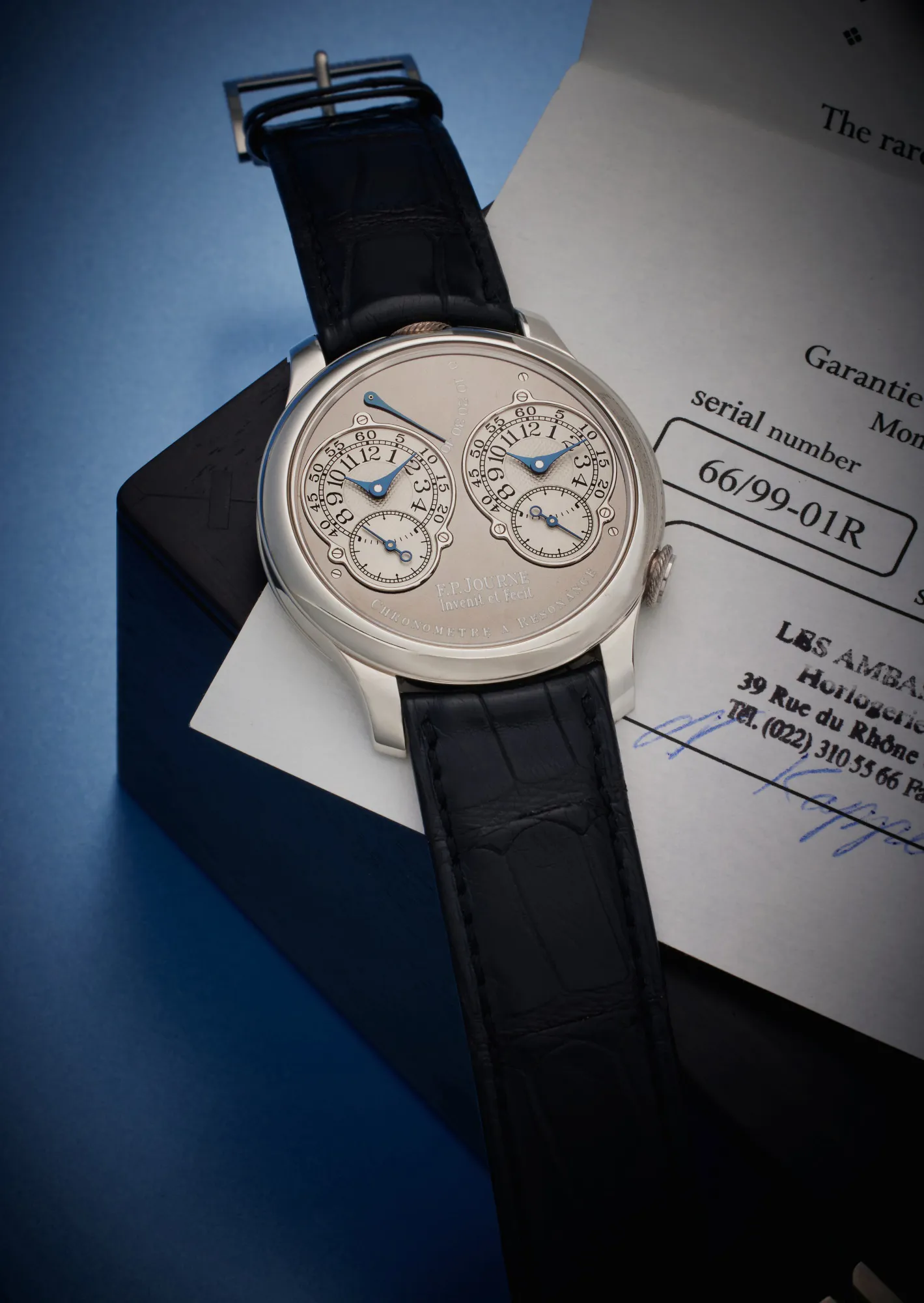 F.P. Journe Chronomètre à Résonance 40mm Platinum Gray 1