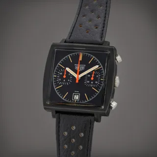 Heuer Monaco 74033 Stainless steel and PVD Black