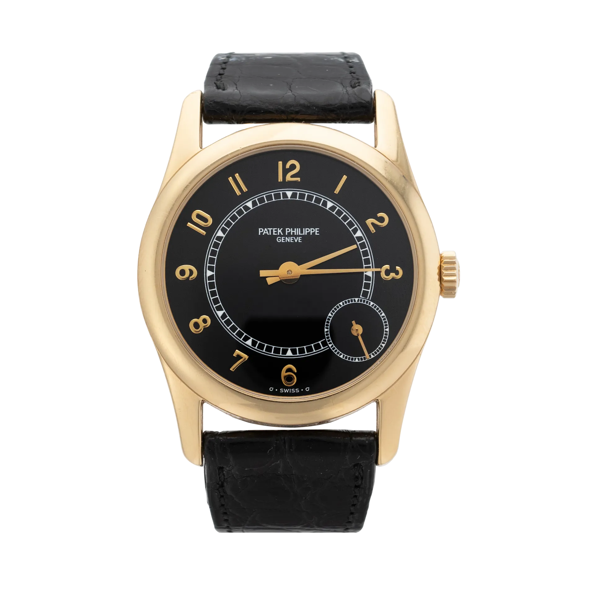 Patek Philippe Calatrava 5000j 33mm Yellow gold Black