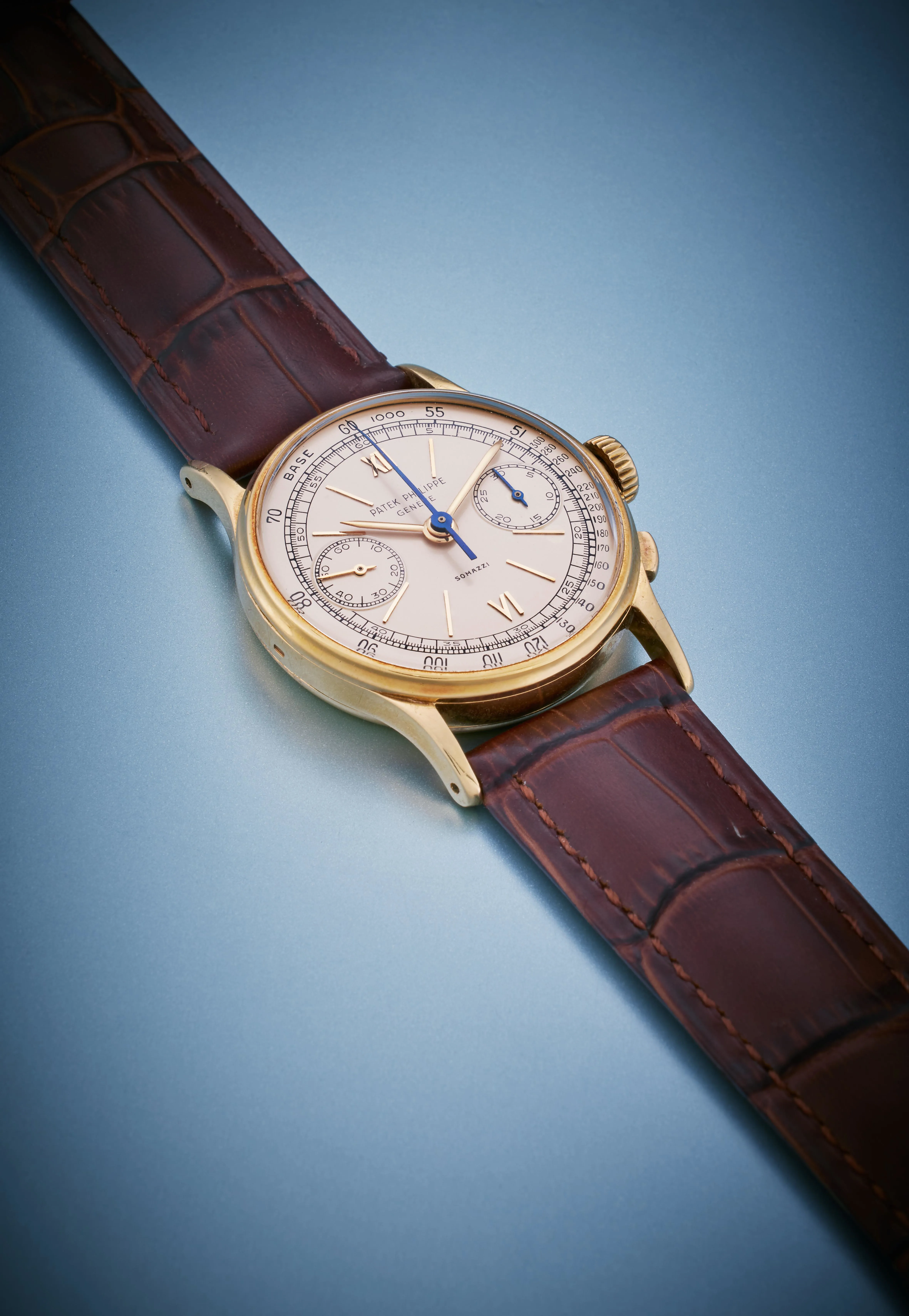 Patek Philippe Chronograph 130 33mm Yellow gold Silver 1